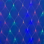 Сетка светодиодная с контроллером 240 светодиодов 2.5х2 м разноцветная IP20 провод прозрачный ULD-N2520-240/DTA MULTI IP20