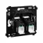Avanti Розетка RJ-45 в стену, 5e двойная,Черный квадрат