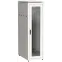 Шкаф сетевой 19дюйм LINEA N 33U 600х1000 мм стекл передняя дверь серый