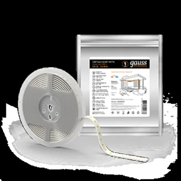 Лента светодиодная LED 2835/120-SMD 9.6 Вт/м 290 лм/м 3000К DC 12В IP66 8мм (ZIP bag 5м) Elementary Gauss