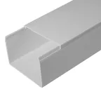 Кабель-канал серый RAL 7035 2-й замок в п/э 80х60 мм (18м/уп)