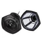 Светильник садово-парковый 6гран черный настенный вниз E27 IP44(У1) НБУ 07-40-004 Дели 3 (8/96)