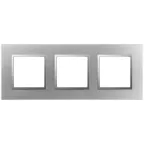 Рамка для розеток и выключателей Elegance 14-5013-03 Classic, на 3 поста, алюминий
