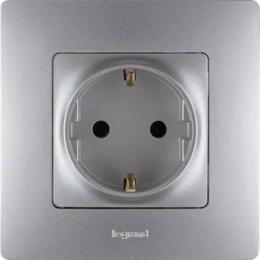 ETIKA Рамка 1 пост алюминий