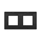 Рамка из алюминия, ''Avanti'', черная, 4 модуля