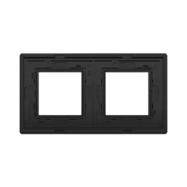 Рамка из алюминия, ''Avanti'', черная, 4 модуля
