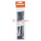 Хомут-стяжкa нeйлонoвая 200x3,6 мм, черная, упаковка 25 шт, REXANT