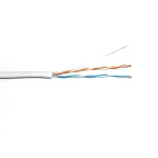 Витая пара U/UTP кат 5E 2х2х24AWG solid LSZH 500м серый