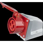 Розетка NCA-SR114-16-380 стационарная наружная 16А 3P+PE IP44