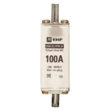 Вставка плавкая ППН33 100/100А габарит 00С