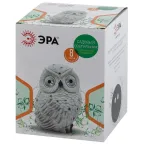 Садовый светильник Полярная сова на солнечной батарее, полистоун, 19 см