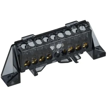 TEKFOR Шина N ноль в комбинированном DIN-изоляторе Стойка 6х9-(3+4)-Ч IEK