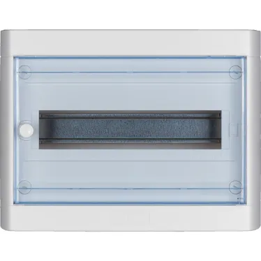 Щит распределительный навесной ЩРн-П-12 пластиковый прозрачная дверь Nedbox