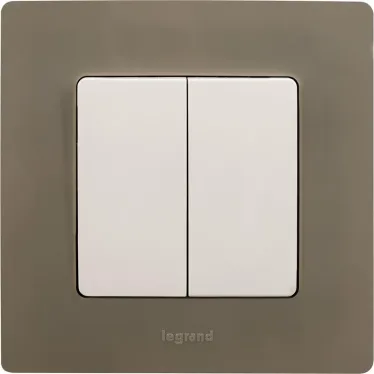 ETIKA Рамка 1 пост светлая галька