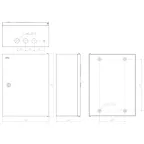 ЩМПг-2-0 IP54 (500х400х240) (20) SIMPLE