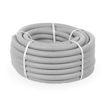 Труба гофрированная ПВХ тяжелая с зондом д25 (50м/2600м уп/пал)