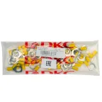 Наконечник кабельный НКИ 6-12 с изолированным фланцем желтый (50шт)