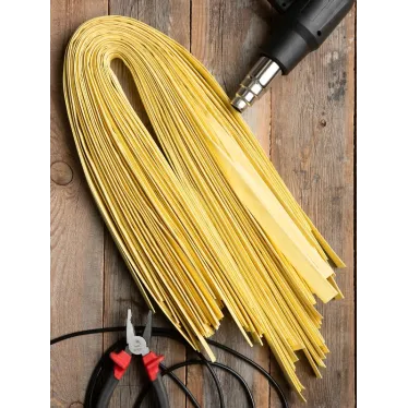 Трубка термоусаживаемая ТУТ нг 25/12,5 желтая в отрезках по 1м PROxima