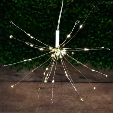 Светильник садовый подвесной Фейерверк на солнечной батарее ERAUF024-02