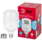 Лампа LED POWER T100-50W-4000-R E27/E40 R 50 Вт нейтральный белый свет колокол RED LINE ЭРА колокол RED LINE ЭРА
