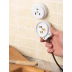 Разъем РШ-ВШ 32А 250В 2P+PE(ОУ) пластиковый белый Simple