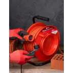 Удлинитель на катушке ''Атлант 2.0'' 1 гнездо 40м без заземления ПВС 2*0,75 6А/1,3кВт PROxima