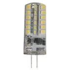                  Лампа светодиодная LED 3.5Вт JC 2700К G4 теплый капсула 12V
               