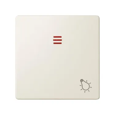 Клавиша с пиктограммой лампа для 75160-39, S82,82N слоновая кость