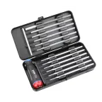 Отвертка c регулировкой крутящего момента Серия Nm 1,5-3,0 с набором насадок 12 шт в кейсе