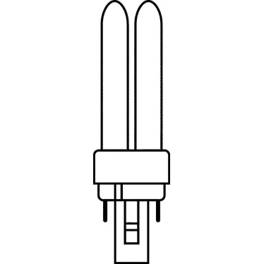 Лампа энергосберегающая КЛЛ 26Вт Dulux D 26/830 2p G24d-3 Osram