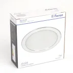 Светильник светодиодный ДВО-7w 4500К 560Лм белый