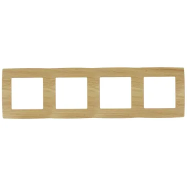 Рамка на 4 поста, Эра12, сосна, 12-5004-11