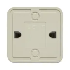 Рим Выключатель проходной одноклавишный 10А белый