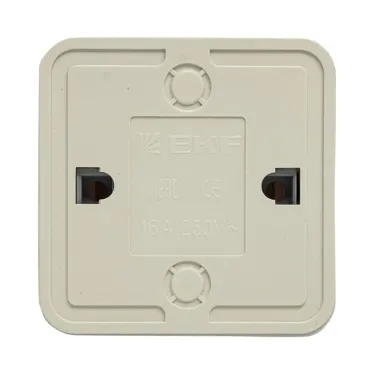 Рим Выключатель проходной одноклавишный 10А белый