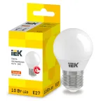 Лампа LED ALFA G45 шар 10Вт 230В 3000К E27 IEK