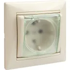 VALENA Рамка 1 пост слоновая кость