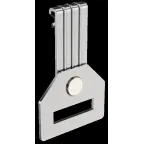 Зажим балочный верт. 1-5мм под перфоленту HDZ