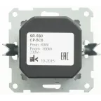 W59 Светорегулятор скрытый без рамки 300ВТ матовый хром