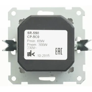 W59 Светорегулятор скрытый без рамки 300ВТ матовый хром