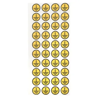 Знак безопасности ''Земля'' (круглый) d-20мм