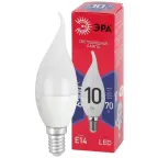 Лампа светодиодная LED BXS-10W-865-E14 R (диод, свеча на ветру, 10Вт, хол, E14) (10/100/2800)