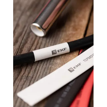 Трубка термоусаживаемая ТУТ нг 30/15 белая рулон PROxima