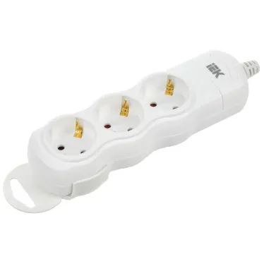 Розетка переносная разборная РПр03 3 места IEK