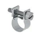 Хомут стяжной mini 8-10-0.5 мм. нержавеющая сталь W2