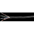 Витая пара U/UTP кат 5E 4x2х24AWG solid LSZH 305м черный