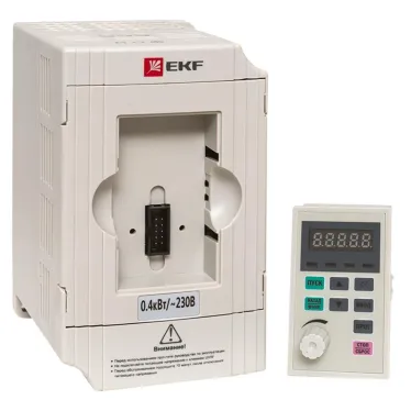 Преобразователь частоты 0.4/0.75кВт 1х230В VECTOR-100