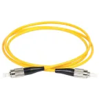 Патч-корд оптический соединительный (шнур коммутационный) для одномодового кабеля (SM) 9/125 (OS2) FC/UPC-FC/UPC одинарного исполнения (Simplex) LSZH 2м