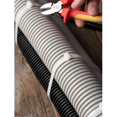 Хомут P6.6 стандартный белый 7.6x400 (100шт) FlexLock PROxima