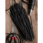 Трубка термоусаживаемая ТУТ нг 6/3 черная в отрезках по 1м PROxima