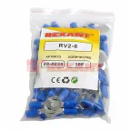 Наконечник кольцевой изолир 6.5 мм 1.5-2.5 кв мм (НКи 2.5-6 НКи2-6) синий, REXANT